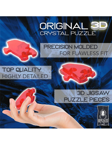 Rompecabezas 3D BePuzzled Disney Platino Minnie 14.6 cm