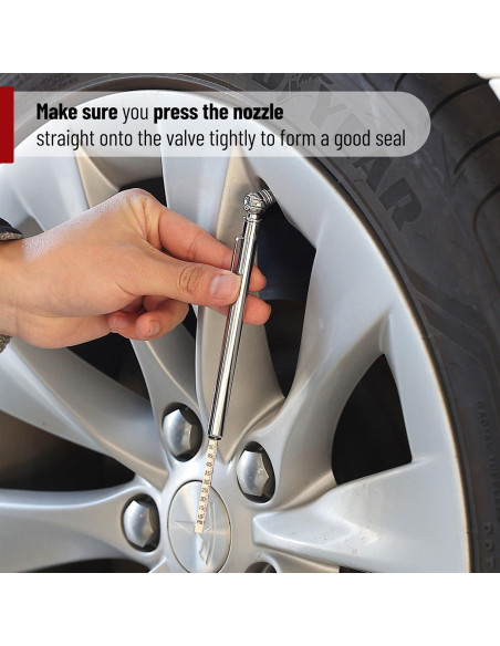 Medidor de Presión de Neumáticos UNCO - 2 Paquete, 10-75 PSI