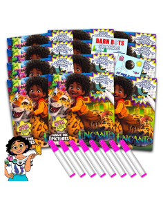 Set de 12 Libros para Colorear Disney Encanto con Stickers