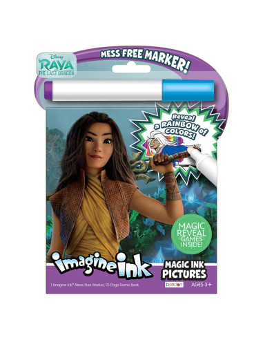 Libro para Colorear Disney Raya El Último Dragón 16 Páginas