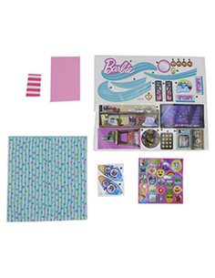 Hojas de Etiquetas y Accesorios Barbie HCD46 - Repuesto Camper