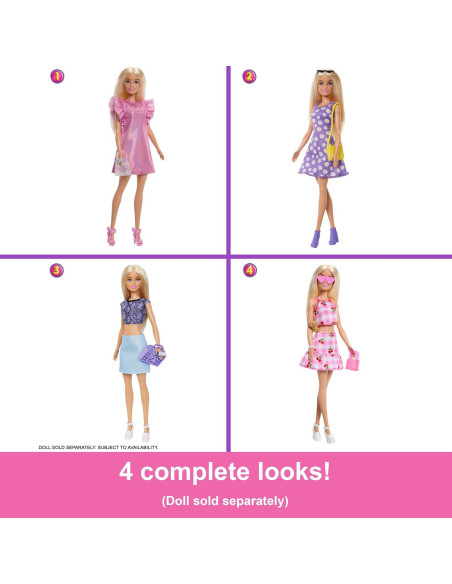 Armario de Sueños Barbie Mattel con 25 Accesorios 91 cm Armario de Sueños Barbie Mattel con 25 Accesorios 91 cm