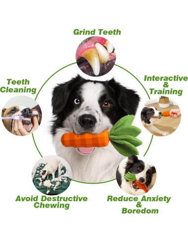 Juguete Squeaky para Perros MewaJump Zanahoria 22,86 cm