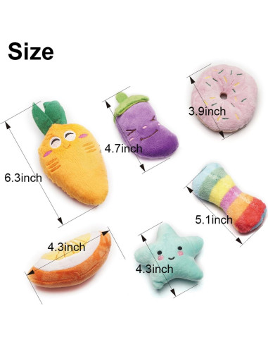 Paquete de 9 Juguetes para Perros Pequeños MANLI