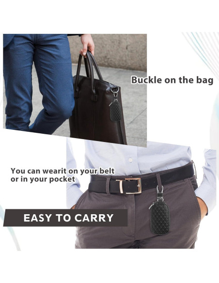 Funda para Llave de Auto GEEHUA Cuero 9x7cm Protector Universal