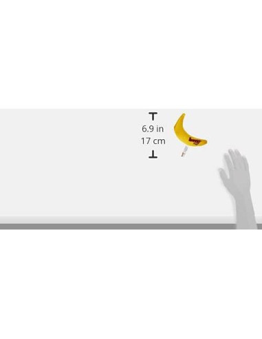 Juguete para Gatos Plátano Amarillo DuckyWorld 17,78 cm