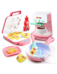 Set de Cocina Interactivo Rosa con Luces y Sonidos