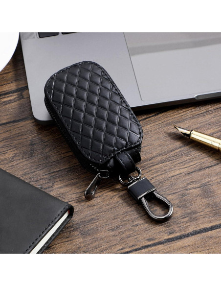 Funda para Llave de Auto GEEHUA Cuero 9x7cm Protector Universal