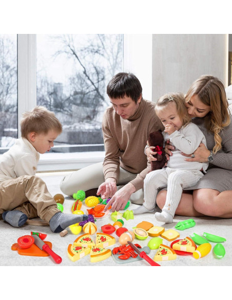 Juego de Comida de 67 Piezas Shimirth para Niños