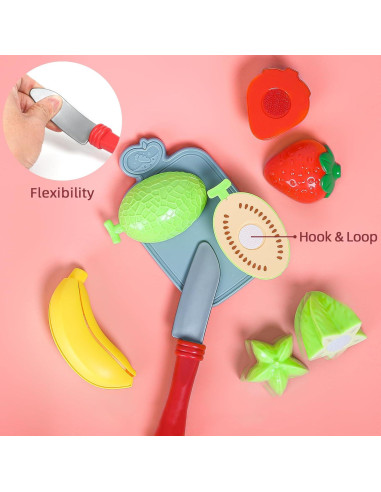 Juego de Comida de 67 Piezas Shimirth para Niños