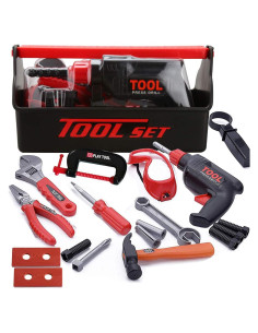 Juego de herramientas para niños KEJIH 21 piezas con caja
