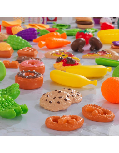Set de Comida de Juego KidKraft Tasty Treats 115 Piezas
