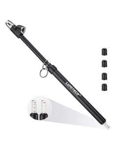 Medidor de presión de neumáticos LUMITECO 12" doble cabeza 10-150 PSI