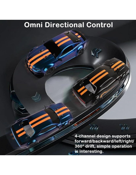 Coche RC Drift 1:14 Alta Velocidad 30 KM/H 4WD Azul Coche RC Drift 1:14 Alta Velocidad 30 KM/H 4WD Azul