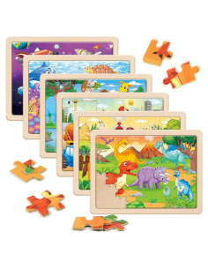 Rompecabezas de Madera SYNARRY 60 Piezas para Niños 3-8 Años