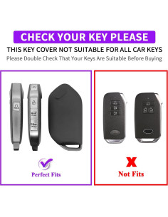 Cubierta de Llave Kia Telluride 2023-2026 QBUC 2PCS Silicona 2