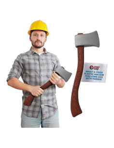 Hacha Falsa de Plástico Nicky Bigs 54,61 cm Desmontable
