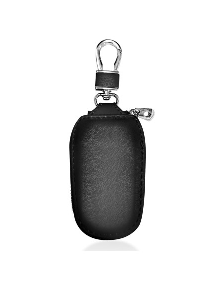 Funda para Llave de Auto Wogomz Cuero Genuino Negro