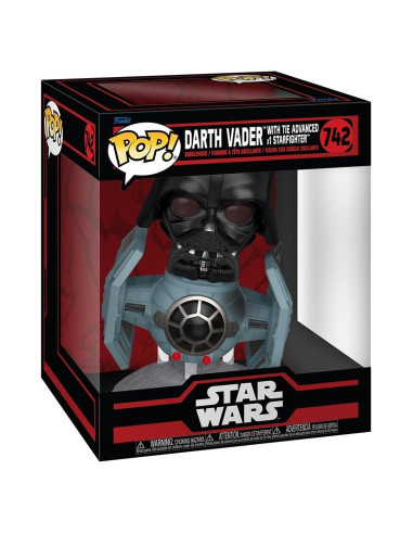 Funko POP! Rides Deluxe Darth Vader TIE Advanced X1 14 cm