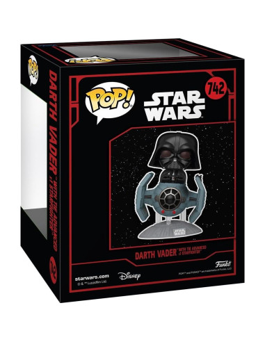 Funko POP! Rides Deluxe Darth Vader TIE Advanced X1 14 cm