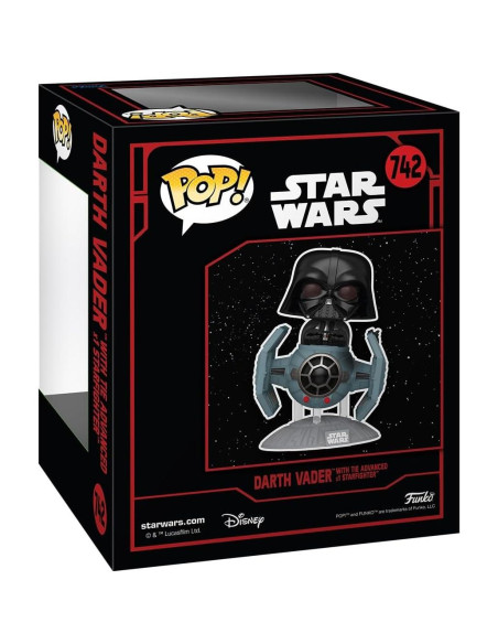 Funko POP! Rides Deluxe Darth Vader TIE Advanced X1 14 cm