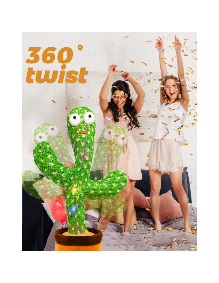 Juguete Cactus Hablante Hunfur 11.94 cm Ajuste de Volumen