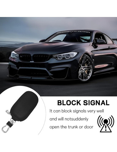 Funda para Llave de Auto Wogomz Cuero Genuino Negro