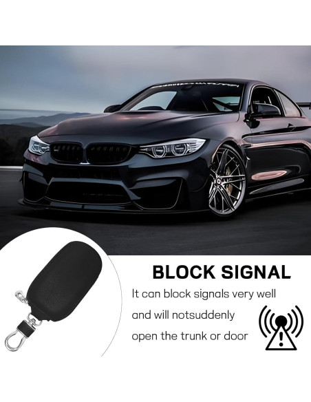 Funda para Llave de Auto Wogomz Cuero Genuino Negro