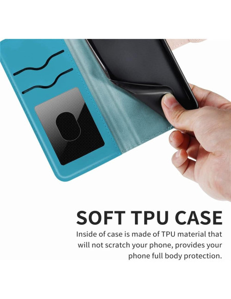 Funda Cartera Samsung Galaxy A03S MEUPZZK Cuero PU Azul Funda Cartera Samsung Galaxy A03S MEUPZZK Cuero PU Azul