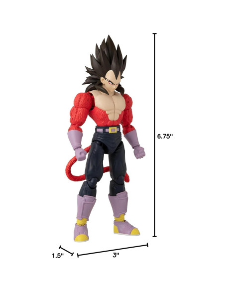 Figura de Acción Dragon Ball Super Vegeta Super Saiyan 4 16.5 cm