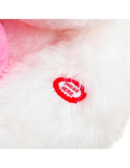 Oso de Peluche HollyHOME 33 cm con Corazón Rosa Te Quiero