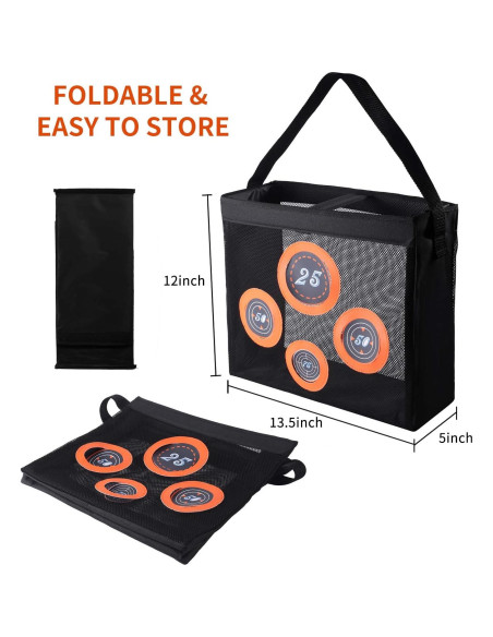 Bolsa de Malla Hely Cancy para Dardos Nerf 34x12x30cm