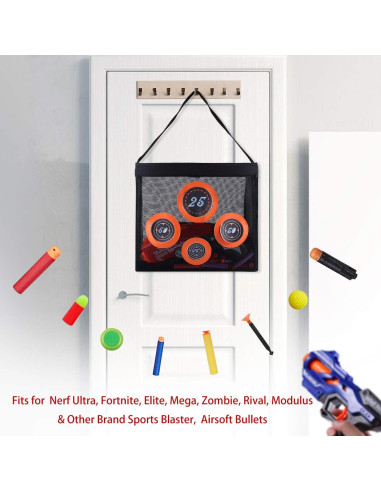 Bolsa de Malla Hely Cancy para Dardos Nerf 34x12x30cm