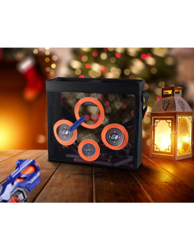 Bolsa de Malla Hely Cancy para Dardos Nerf 34x12x30cm