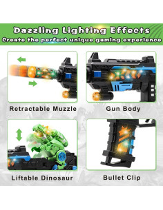 Pistola de Juguete Iluminada DaoDaoZhu con Sonido y Luz 2