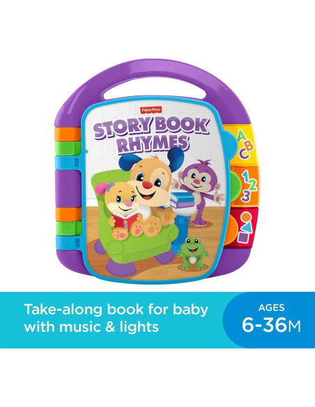 Libro Musical de Aprendizaje Fisher-Price Rimas 6+ Meses