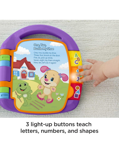 Libro Musical de Aprendizaje Fisher-Price Rimas 6+ Meses
