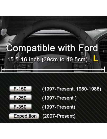 Cubierta de Volante West Llama para Ford F-150/F-250/F-350/Expedition