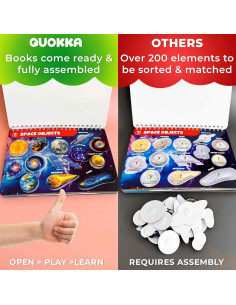 Libro Ocupado Montessori QUOKKA para Niños 3-5 Años 2
