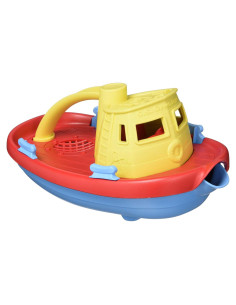 Barco Remolcador Green Toys - Juguete Flotante para Niños