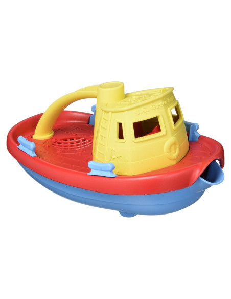 Barco Remolcador Green Toys - Juguete Flotante para Niños