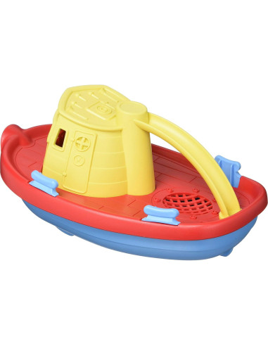 Barco Remolcador Green Toys - Juguete Flotante para Niños