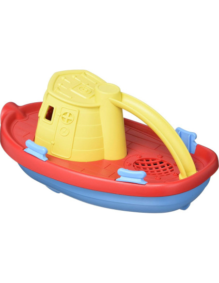 Barco Remolcador Green Toys - Juguete Flotante para Niños