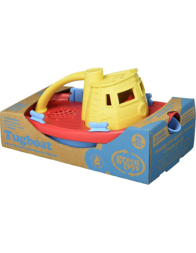 Barco Remolcador Green Toys - Juguete Flotante para Niños
