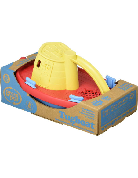 Barco Remolcador Green Toys - Juguete Flotante para Niños