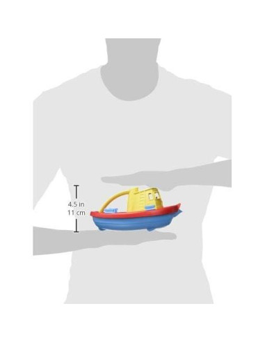 Barco Remolcador Green Toys - Juguete Flotante para Niños