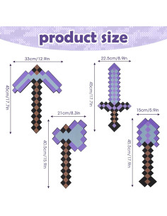Juego de Armas de Juguete de Espuma 4 Piezas EVA 2