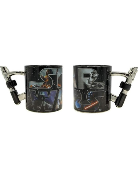 Taza Cerámica Esculpida Star Wars Silver Buffalo 590 ml