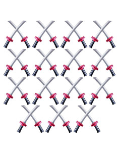 30 Espadas Samurai Inflables Rojas Airsnigi 76.2 cm Juguete