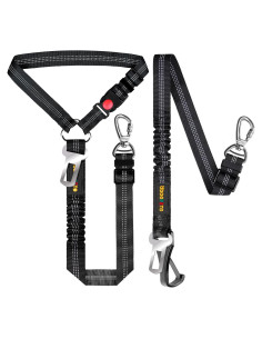 Cinturón de Seguridad para Perros ODOGPETO Ajustable 4 en 1